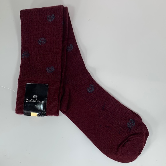 Vintage Deadstock - Countess Mara - Meriwool Dress Socks- NWT - Picture 1 of 4
